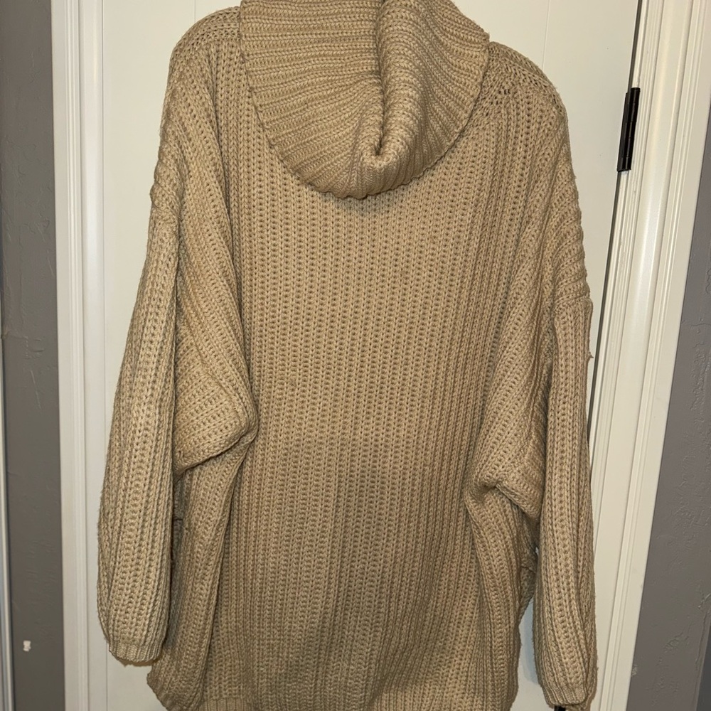 Nasty Gal Beige Knit Sweater